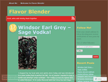 Tablet Screenshot of flavorblender.com